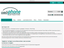 Tablet Screenshot of coach-phone.com